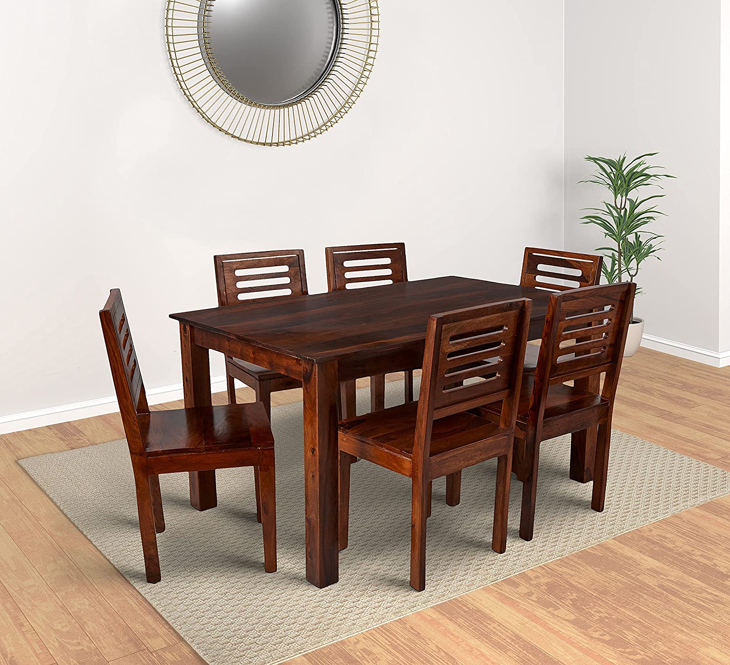 Hotel dining table and chairs